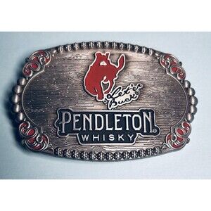 Pendleton Whiskey ‘Let ‘er Buck’ Western, Rodeo Belt Buckle 2023 Issue